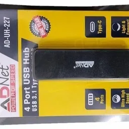 INTECHVISION C Type Hub With 4 USB Ports, For MacBook/Phone/Tab/Laptops C Type Hub With 4 USB Ports, For MacBook/Phone/Tab/Laptops USB Hub image 2