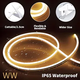 shinepark 600 LEDs 5 m Brown, White, Brown, White Steady Strip Rice Lights image 4