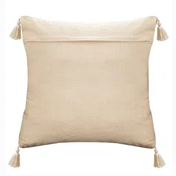 kushadri Ivory Cotton Abstract 24x24 inches Cushion Covers (Pack of 2) image 5