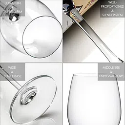 coozico (Pack of 2) NN-2 pcs wine glass_25 Glass Wine Glass image 5