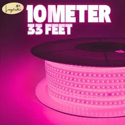 longitude 1200 LEDs 10 m Pink Steady Strip Rice Lights-picture-22