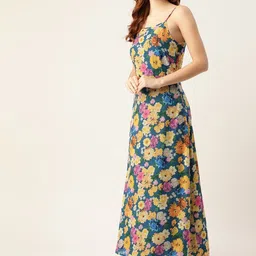 dressberry Women Maxi Blue Full Length Dress image 3