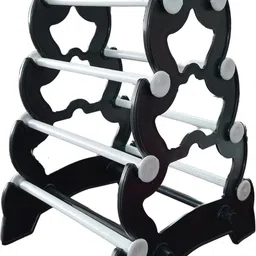 abirami kitchens 4 STEP Double side (Black with white) Bangle stand ,Bangle organizer Jewellery Organizer image 2