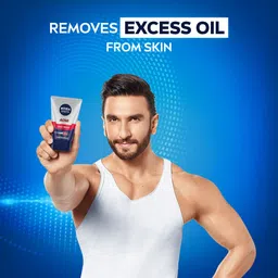 nivea men Acne, Fights Pimple, Removes Excess Oil, Impurities, Cleanser For All Skin Types Face Wash image 2