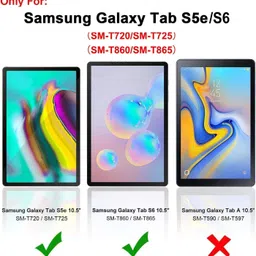 TECHSHIELD Tempered Glass Guard for Samsung Galaxy Tab S5E 10.5 inch image 2