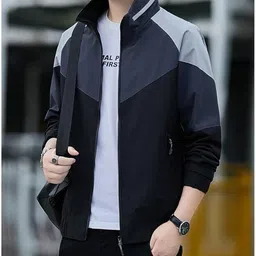 Mia Fashion Breathable UPF 50+ Men's Jacket – Lightweight, Full Sleeve for Sun Colorblock Men Wind Cheater image 3