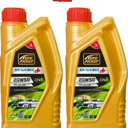 Premium Quality 1+1 Combo Of 2 Dynamic Plus 20W50 API SF/CD CNG Engine Oil & High-Mileage Engine Oil-image-8