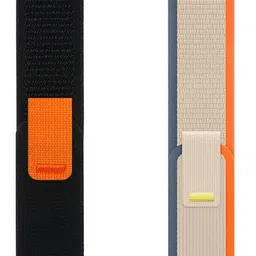 BLACK LOVIES Nylon Trail Loop Smart Watch Strap Belt for Ultra Watch 49 mm, Series 8 / 7 45 mm, Series 6 / 5 / 4 44 mm, Series 3 / 2 / 1 42 mm, T800 Ultra, Watch 8 Ultra, i8 Pro Max, W26, T800 Smart Watch Strap-picture-24