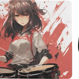 ARTOLIC Music anime D2 Mouse Pad for Office & Gaming Non-Slip Rubber Base Non Slip Base Mousepad-picture-24