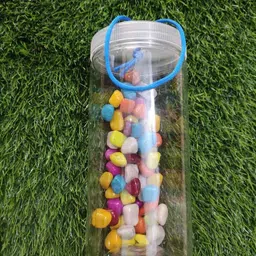 hoiva (Pack of 2) Multi-Pebbles Container for aquarium and plant decor (20 cm) Polished Asymmetrical Marble Pebbles image 3