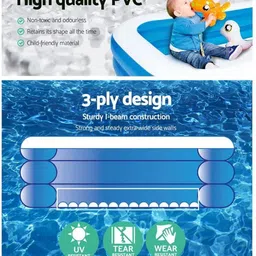 littlebloom Inflatable Lounge Swimming PoolLittlebloom412 Inflatable Swimming Pool image 3