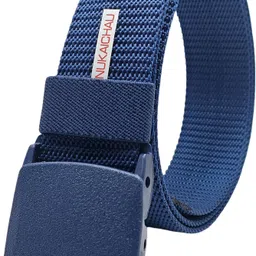 nukaichau Men Casual, Evening, Party Blue Nylon Belt-picture-37