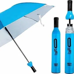 zoriada Double Layer Folding Portable Wine Bottle Umbrella With Cover Or UV Protection Umbrella image 3