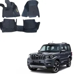 viaz ventures Leatherite 7D Mat For Mahindra New Scorpio-picture-33