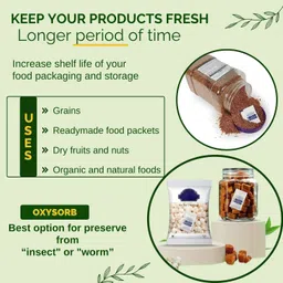 oxysorb 100cc Oxygen obsorb for insects and moisture (250pcs) Manual Vacuum Bag Sealer image 4