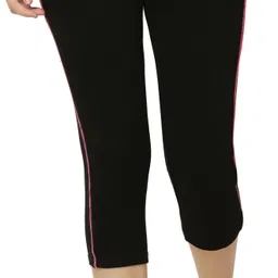 priya point Women Black Capri-picture-20