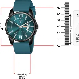 timeworks Men’s Formal Watch with Day & Date, 3D Dome Glass – 483NLI17 Analog Watch - For Men 483NLI17 image 4