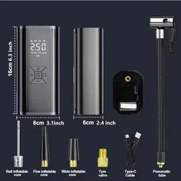 air compressor 150 psi Tyre Air Pump for Car & Bike-image-48