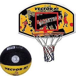 vector x Basket Ball Size 3 Ring with Board Wall Mount BasketBall Net Kids Boy & Girl's 29 Basketball Backboard-picture-17