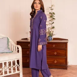 diggiwal Women Cotton Rayon Kurta Pant Set image 3