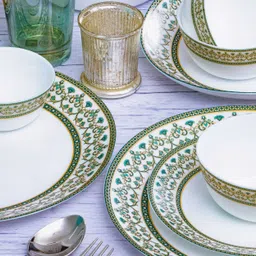 cello Pack of 33 Opalware Glass Dinner Set of 33pcs Dinner Set-picture-14