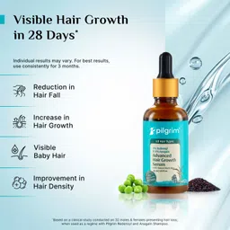pilgrim Advanced Hair Growth Serum with 3% Redensyl & 4% Anagain image 5