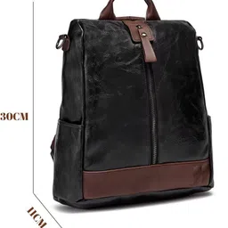 spinsell Medium 24 L Backpack Shoulder Backpack Purse for Women and Girls Travel Vintage image 3