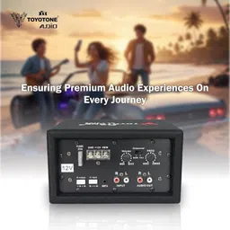 toyotone 12V 150W Peak Power MOSFET Carpet Finish Car Amplifier For Passive Bass Tube Mono Class AB Car Amplifier image 4