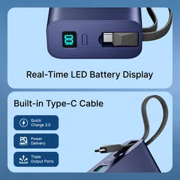 ptron 20000 mAh 22.5 W Nano Pocket Size Power Bank image 2