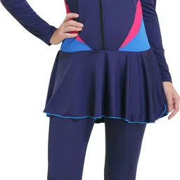 rovars Solid Women Swim-dress Blue Swimsuit-picture-17