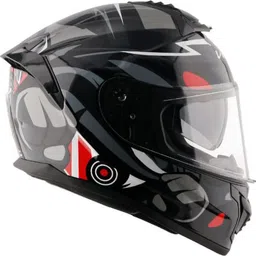 vega Zap Dude Dual Visor Full Face Large Motorbike Helmet image 2