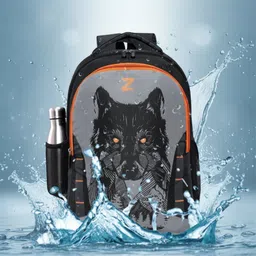 zerus Stylish Wolf Print Backpack For Men Boys | Lightweight Travel Office College Use Waterproof School Bag-picture-42