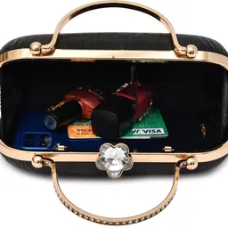 for the beautiful you Party Black Clutch image 4