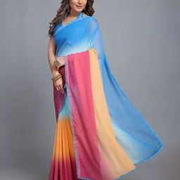 keshia Printed Daily Wear Georgette Saree image 2