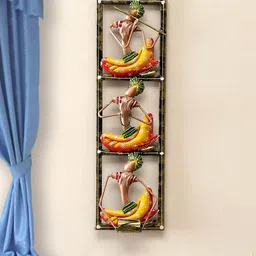 craft tree Recent Iron Dancing Doll Wall Art In Multicolour image 1