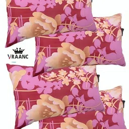 vraanc Luxury Cotton Solid Sleeping Pillow Pack of 4-picture-13