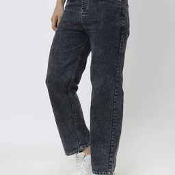 shinik Men Loose Fit Mid Rise Grey Jeans image 2