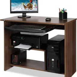 floresta wud Multipurpose Engineered Wood Computer Desk Engineered Wood Study Table-picture-28