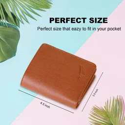 fly boyz Men Casual, Formal, Travel, Trendy Tan Artificial Leather Wallet image 2