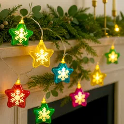 homesake 14 LEDs 4.5 m Multicolor Flickering Star Rice Lights image 4