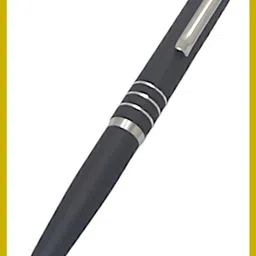Executive black Color Metal Body Silver Ring & Silver Clip Ball Pen-image-67