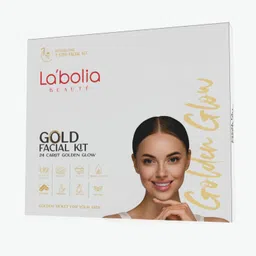 labolia Gold Sparkling Glow Facial Kit with Goddness of Wallnut and Haldi 100 ml-picture-22