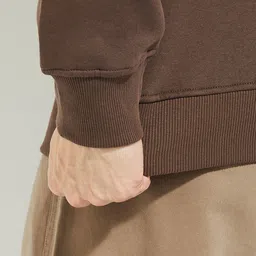 max Men Full Sleeve Solid Sweatshirt image 4