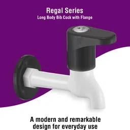 sparsh pearl by pearl precision REG-552 PTMT Bib Tap Long Body with Flange Bib Tap Faucet image 3