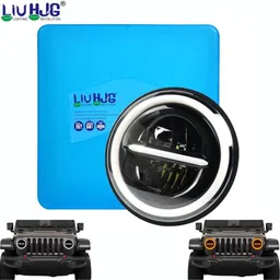 autozap LED Headlight for Mahindra, Royal Enfield Thar, Jeep, Classic 350, Classic 500, Standard 350, Thunder Bird 500-picture-28