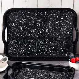 servewell Tray Set Handy - Black Marble Tray-picture-41