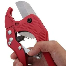 antools Red 42MM Pipe Cutter A 42 mm Pipe Cut PVC Pipe Cutter 42 mm Efficiently Cuts PVC and Rubber Pipe Cutter image 2