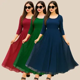 bello Georgette Stitched Anarkali Gown-picture-20