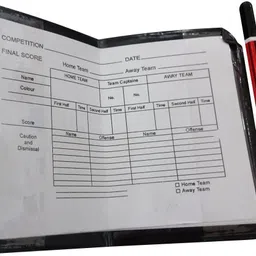 owlix Football Referee Card Red Yellow (Set of 2) Football Foul Card image 2