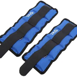 vellfire 1 KG Pair Wrist ankle weight/ Jogging, Running, Walking Blue Ankle & Wrist Weight-picture-13
